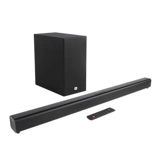 JBL Cinema SB160 - Black - 2.1 Channel soundbar with wireless subwoofer - Hero